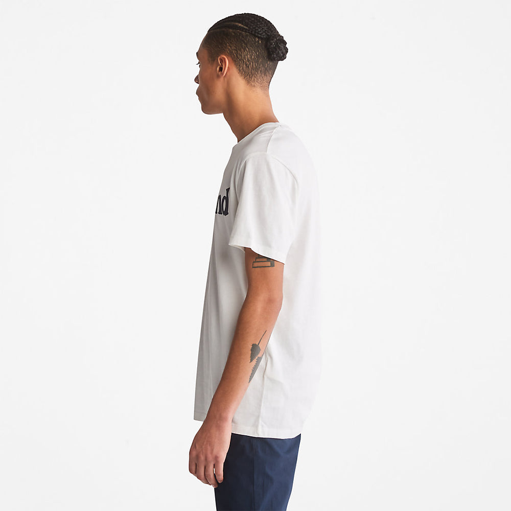 Kennebec River Logo T-Shirt for Men in White Timberland For Sale