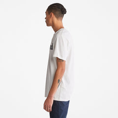 Kennebec River Logo T-Shirt for Men in White Timberland For Sale