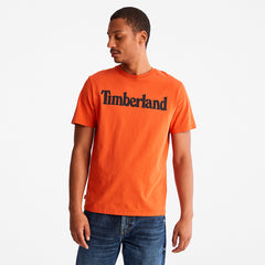 Kennebec River Logo T-Shirt for Men in Orange Timberland Online