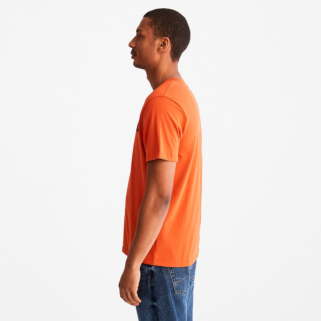 Kennebec River Logo T-Shirt for Men in Orange Timberland Online