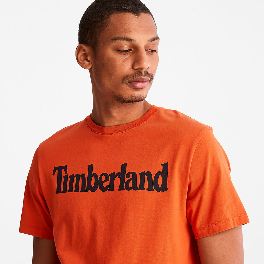 Kennebec River Logo T-Shirt for Men in Orange Timberland Online