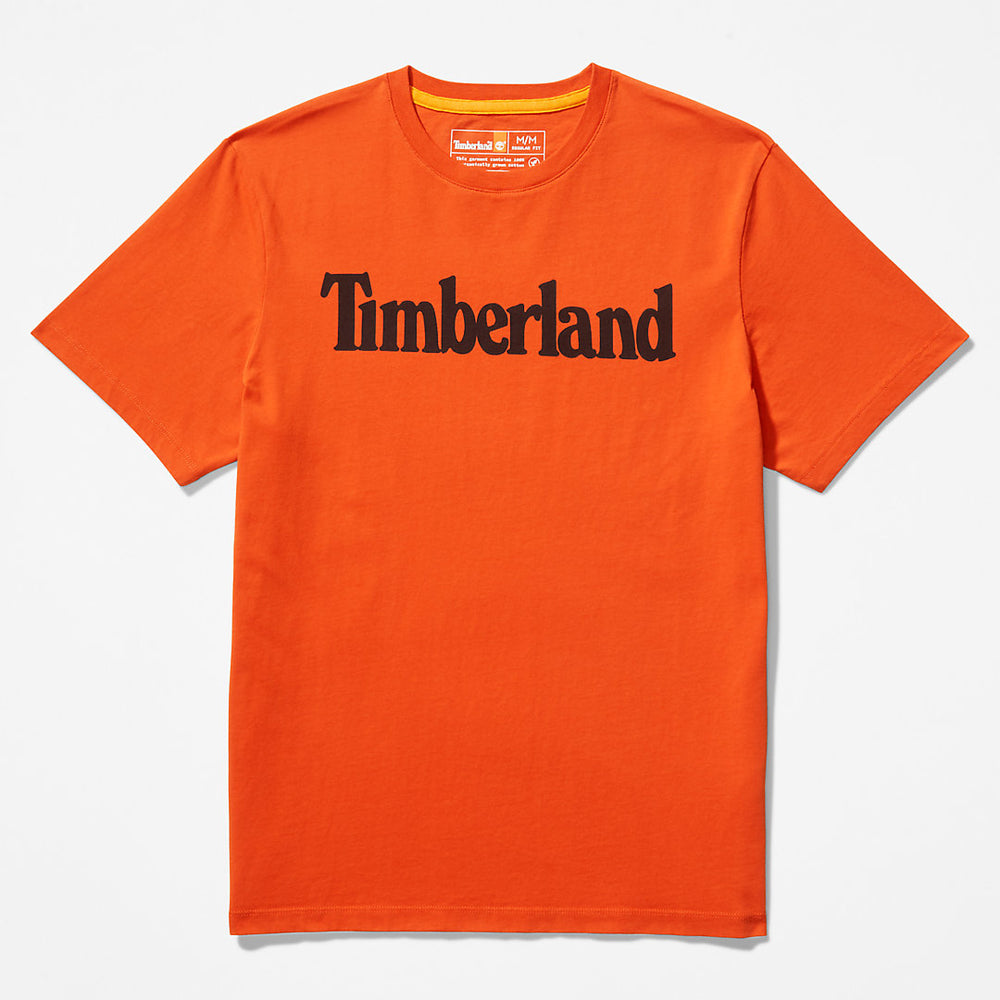 Kennebec River Logo T-Shirt for Men in Orange Timberland Online