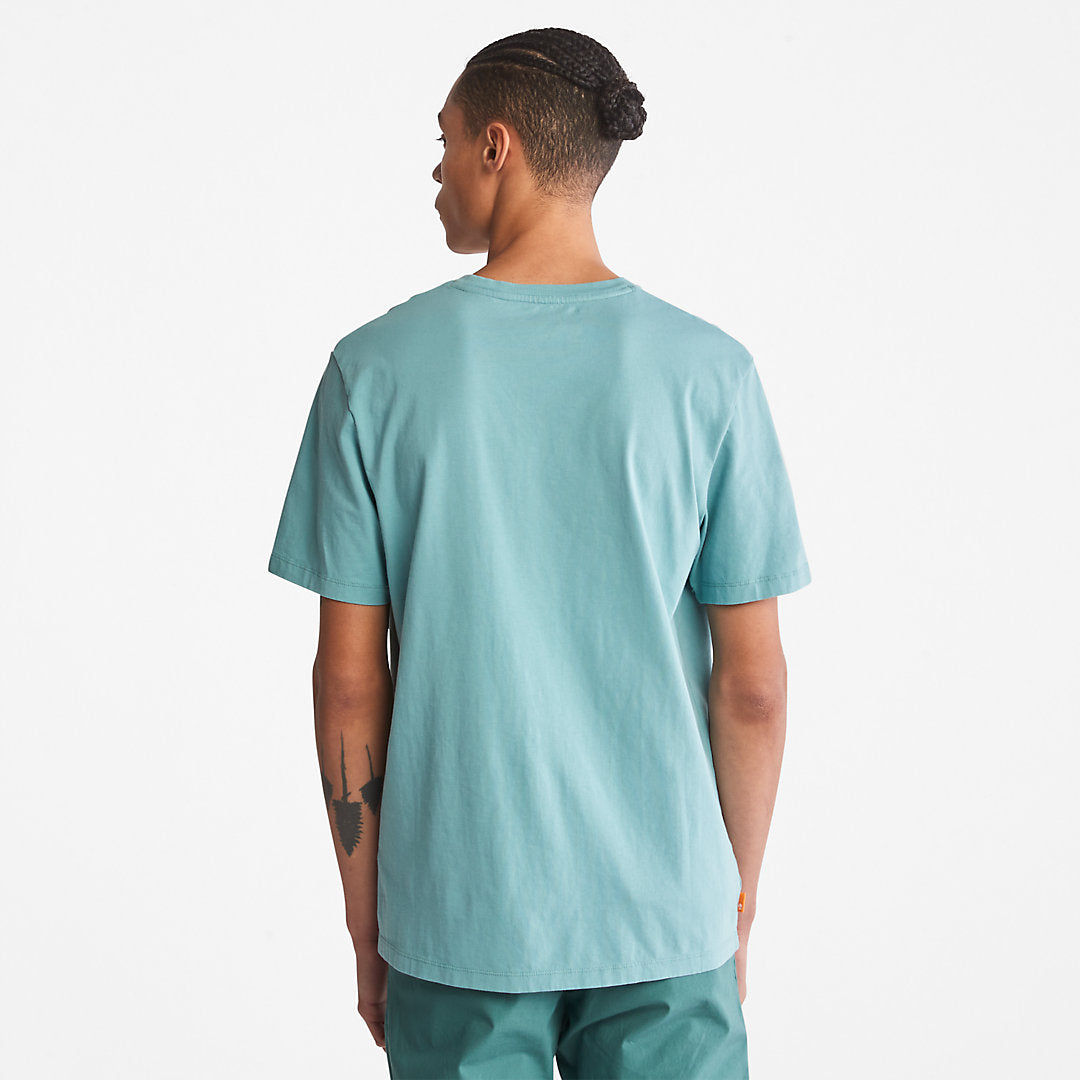 Kennebec River Logo T-Shirt for Men in Green Timberland Discount