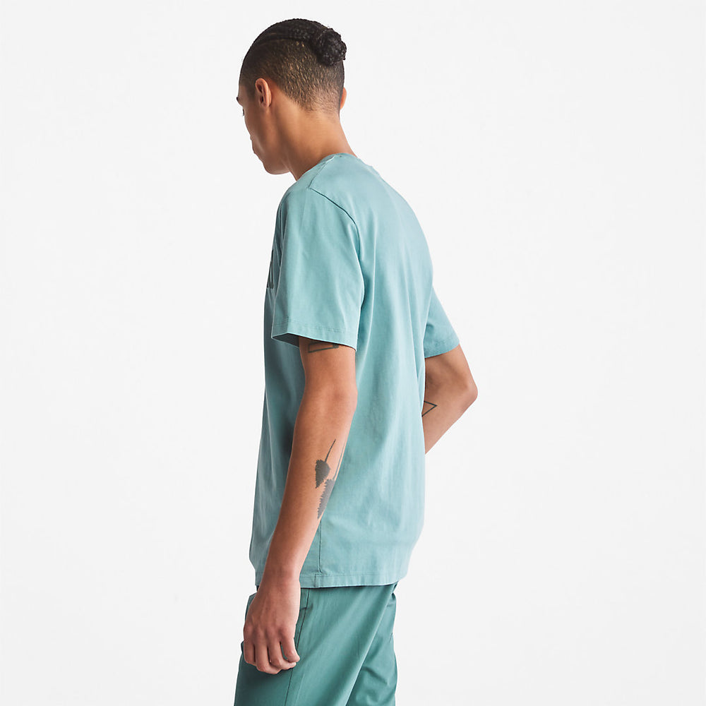 Kennebec River Logo T-Shirt for Men in Green Timberland Discount