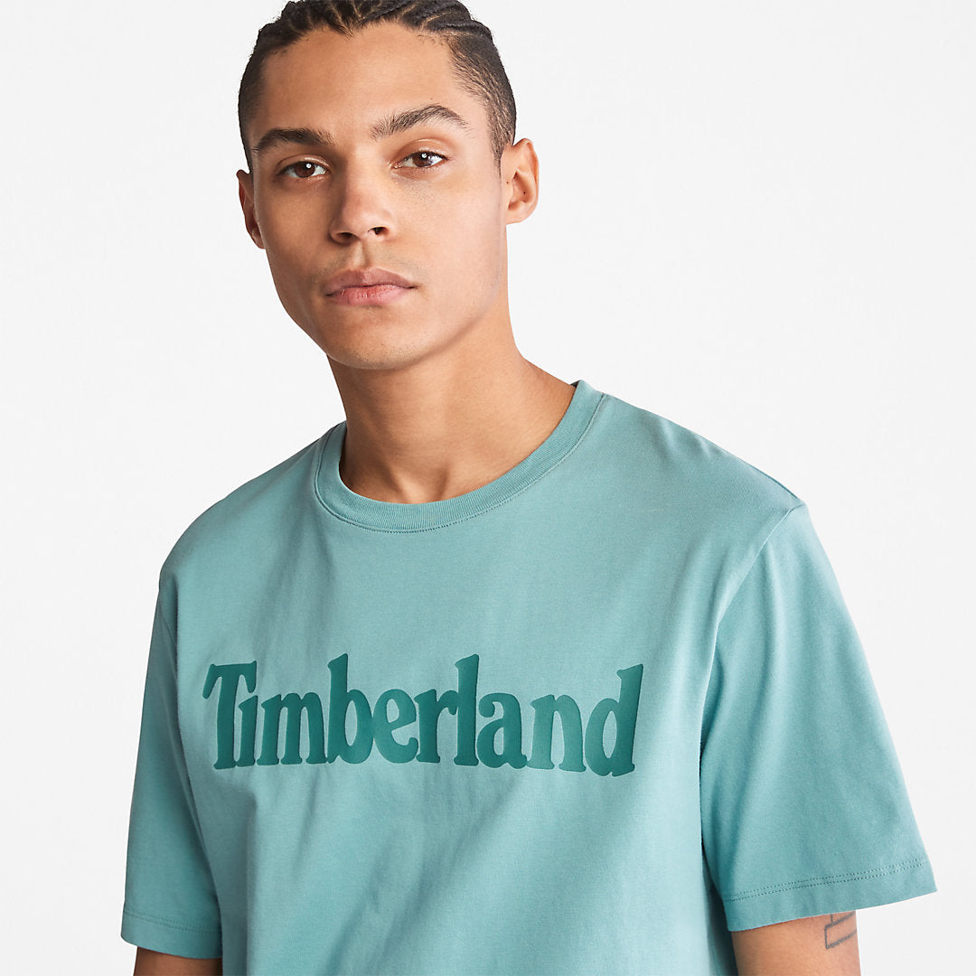 Kennebec River Logo T-Shirt for Men in Green Timberland Discount