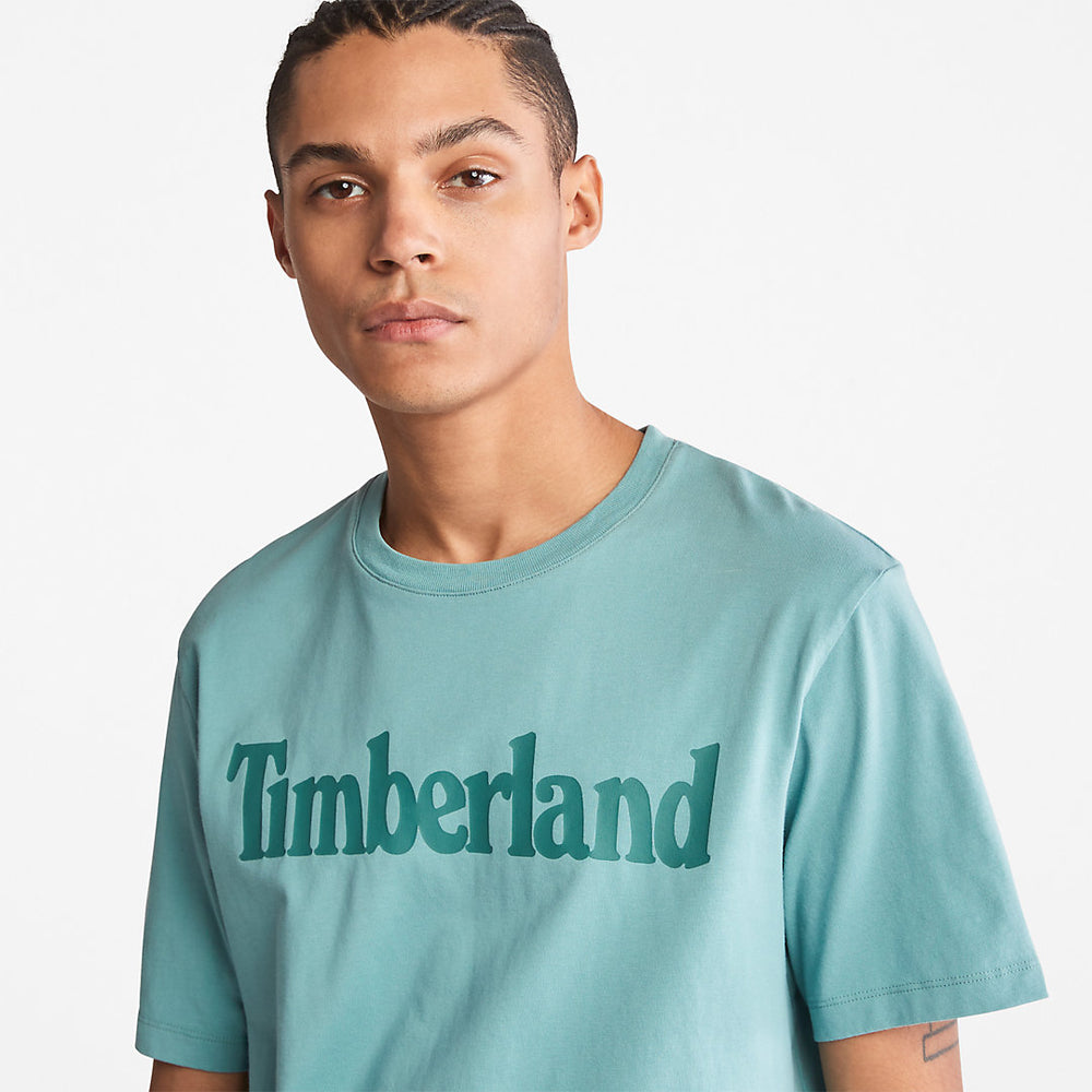 Kennebec River Logo T-Shirt for Men in Green Timberland Discount