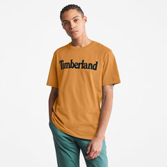 Kennebec River Logo T-Shirt for Men in Yellow Timberland US