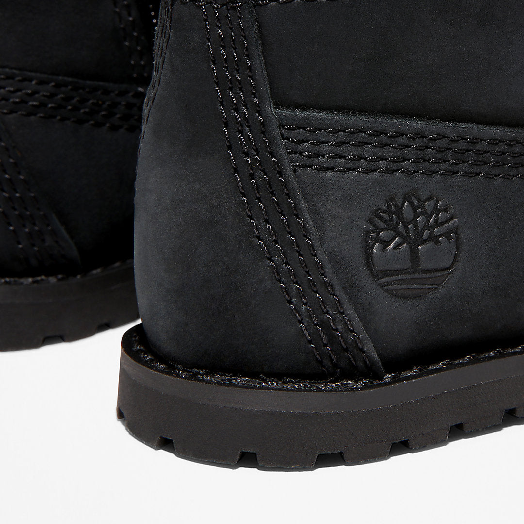 Toddler Pokey Pine 6-Inch Side-Zip Boots in Monochrome Black Timberland For Sale