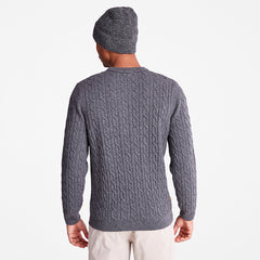 Phillips Brook Cable-knit Sweater for Men in Grey Timberland Discount