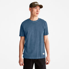 Lamprey River Garment-Dyed T-Shirt for Men in Navy Timberland Discount