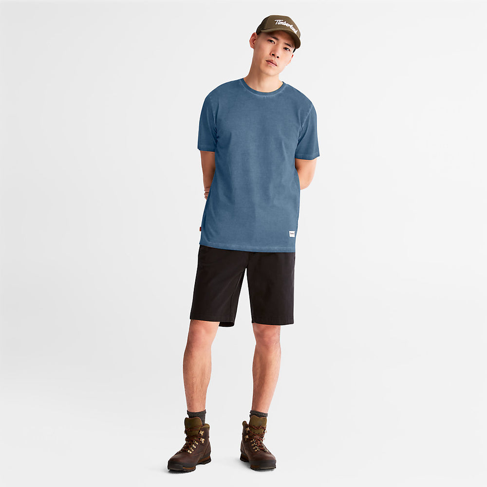 Lamprey River Garment-Dyed T-Shirt for Men in Navy Timberland Discount