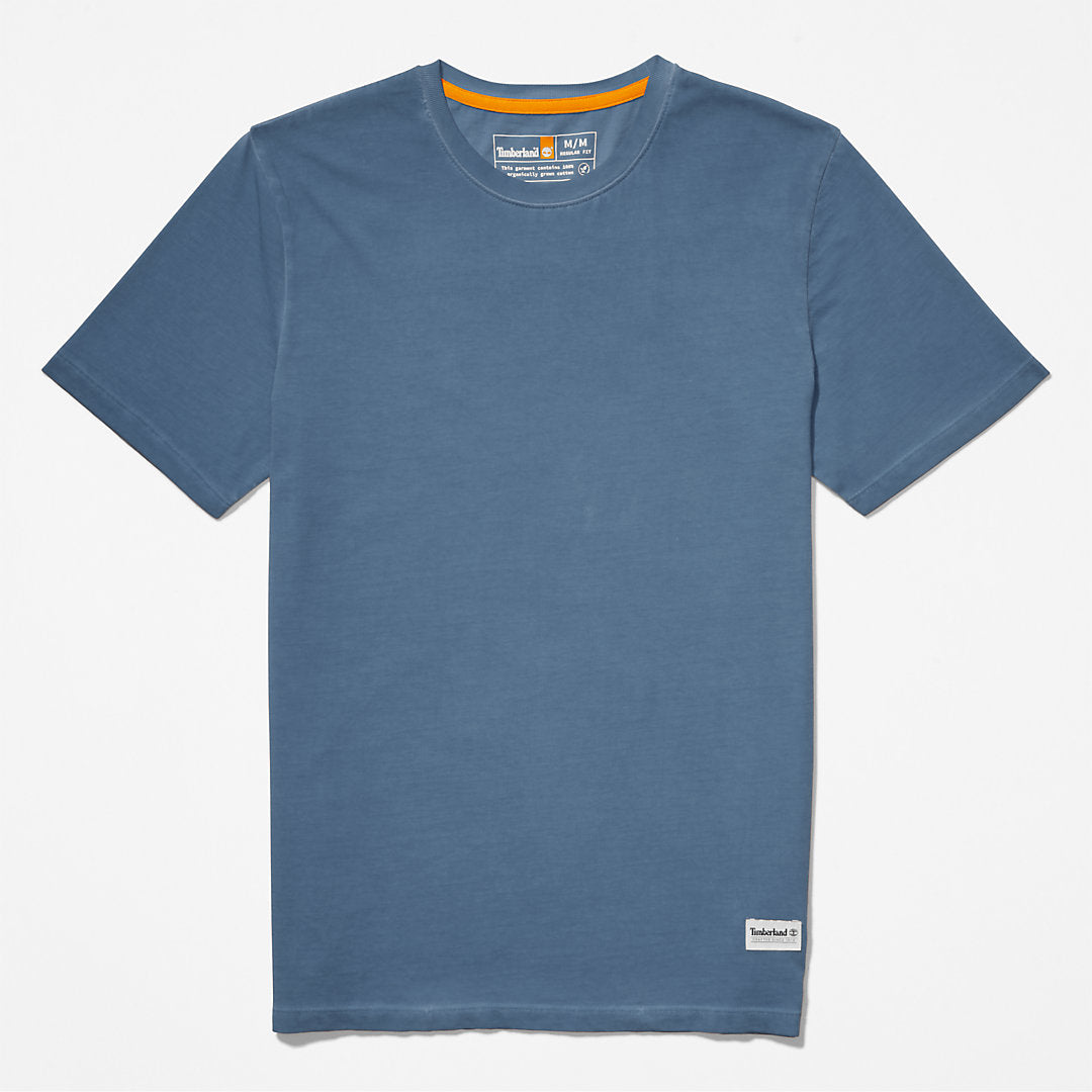 Lamprey River Garment-Dyed T-Shirt for Men in Navy Timberland Discount