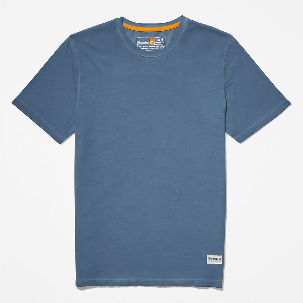 Lamprey River Garment-Dyed T-Shirt for Men in Navy Timberland Discount