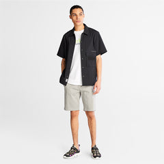 Outdoor Heritage Linear-Logo T-Shirt for Men in White Timberland Outlet