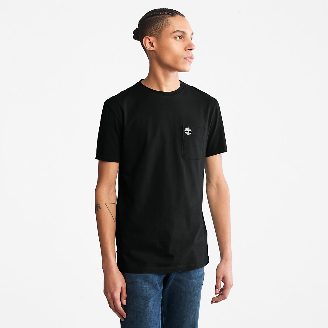 Dunstan River Pocket T-shirt for Men in Black Timberland Online