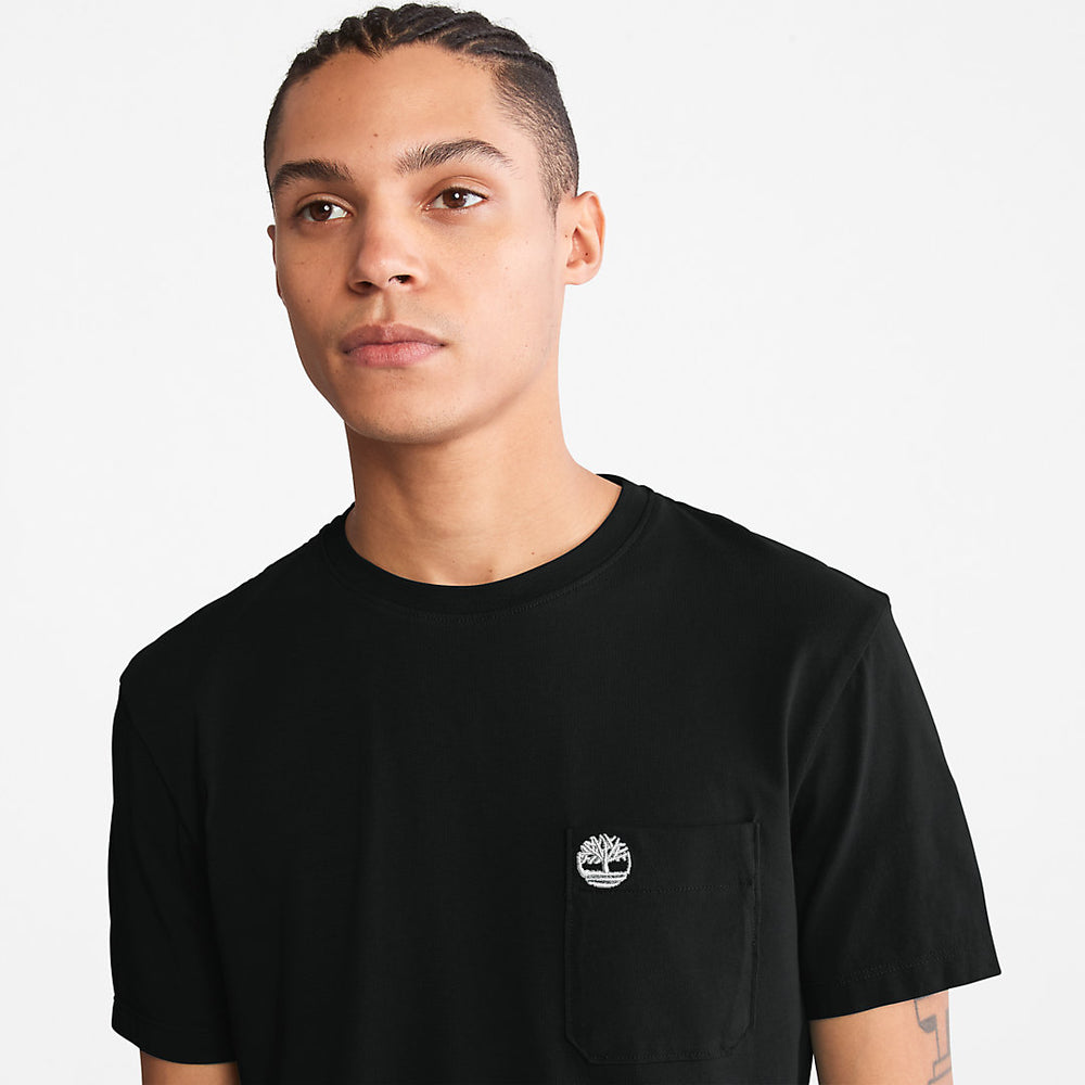 Dunstan River Pocket T-shirt for Men in Black Timberland Online