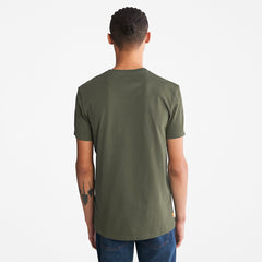 Dunstan River Pocket T-shirt for Men in Green Timberland Outlet