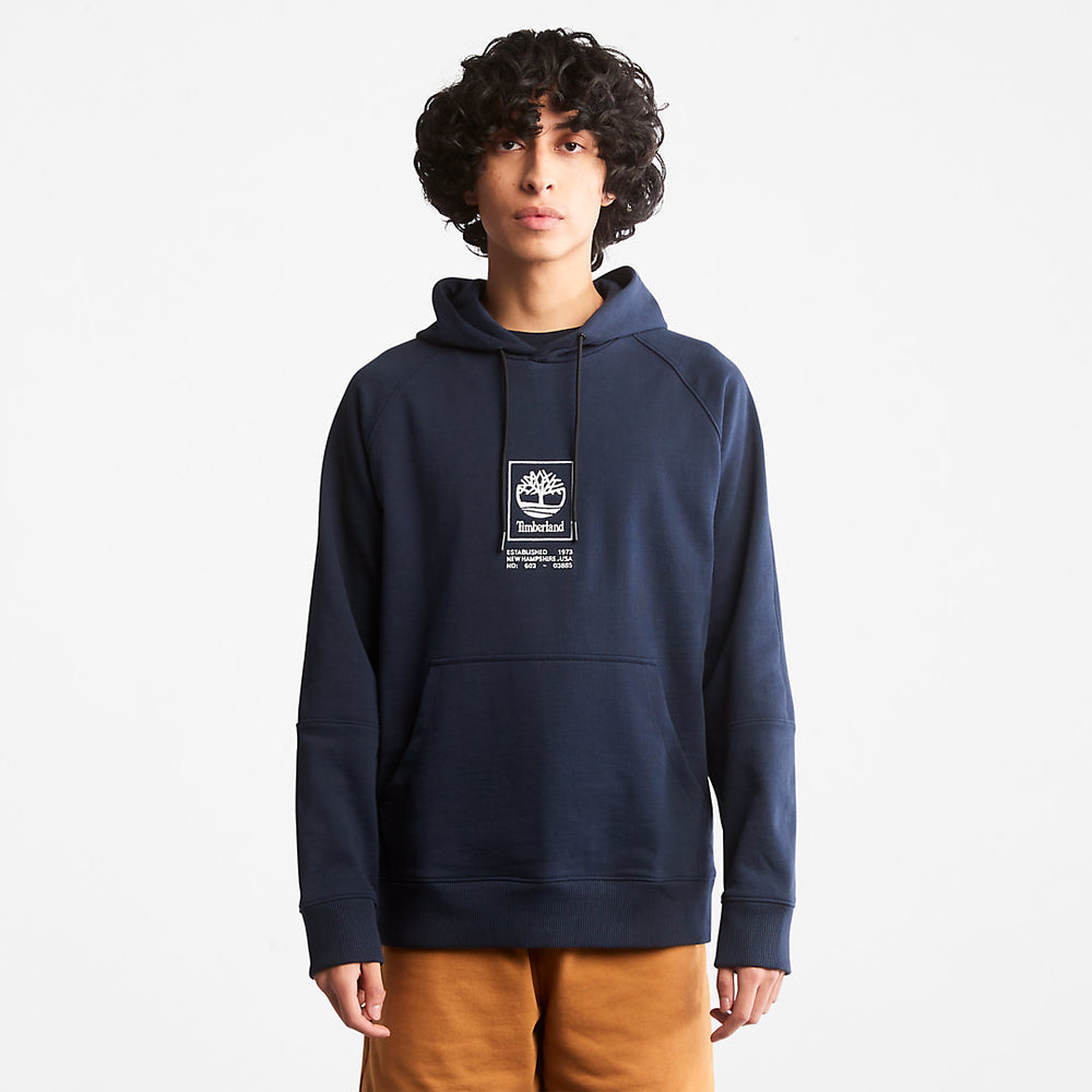Heavyweight Logo Hoodie for All Gender in Navy Timberland Online