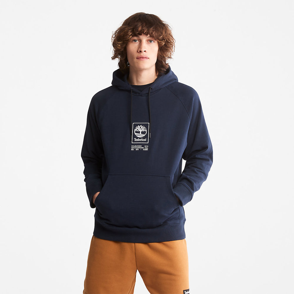 Heavyweight Logo Hoodie for All Gender in Navy Timberland Online