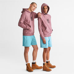 Heavyweight Logo Hoodie for All Gender in Pink Timberland Sale