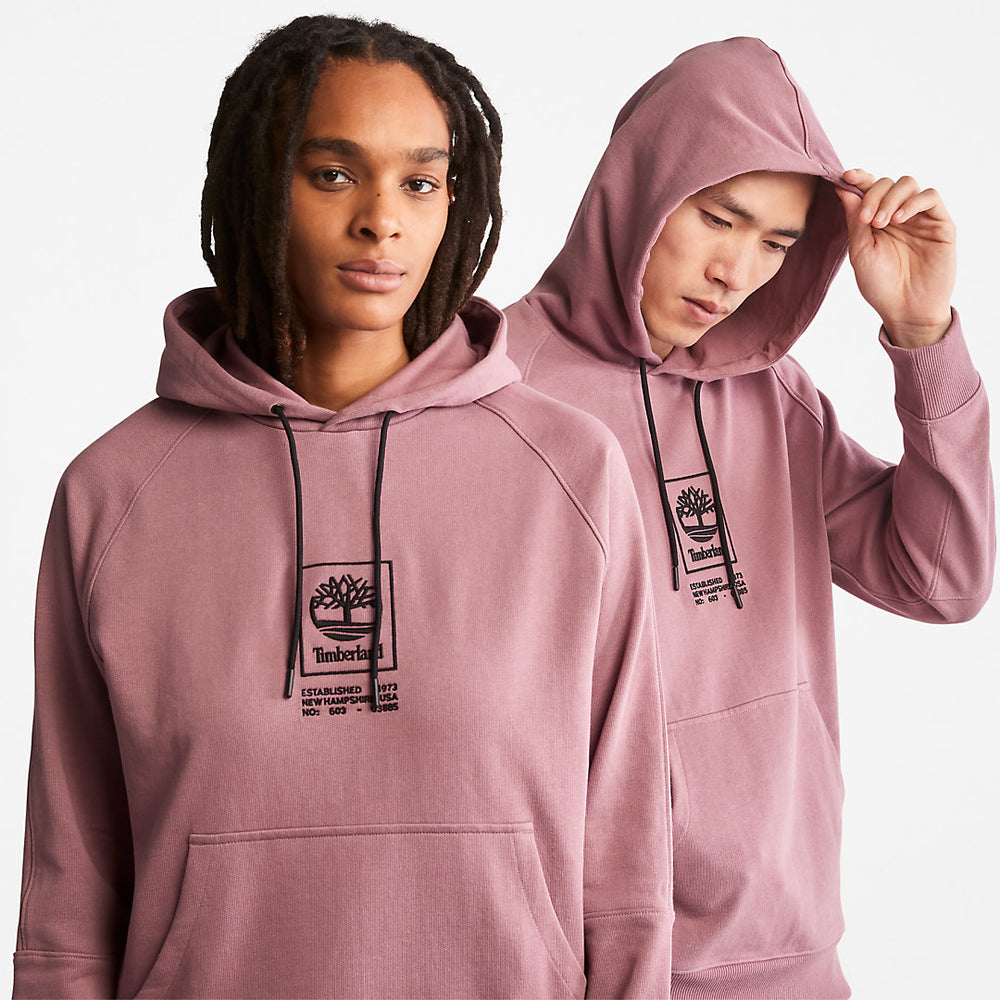 Heavyweight Logo Hoodie for All Gender in Pink Timberland Sale