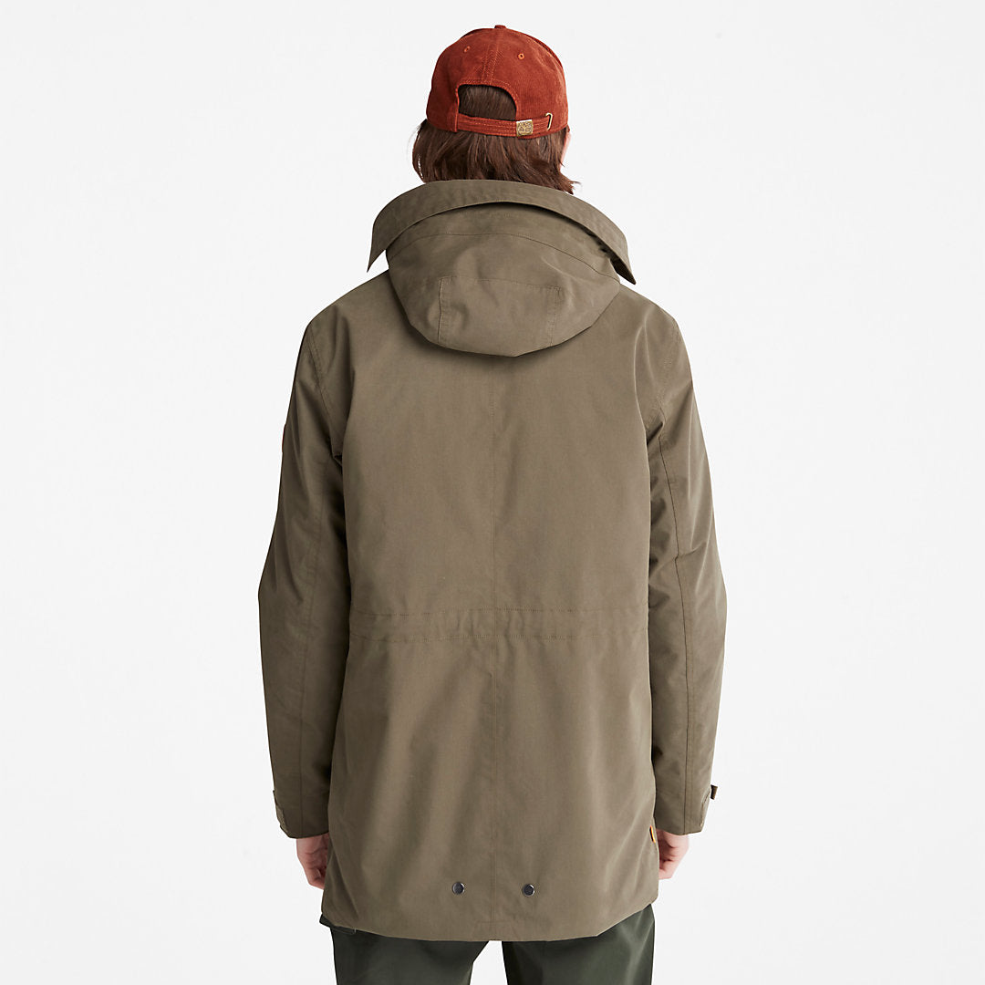 Snowdon Peak 3-in-1 Waterproof Parka for Men in Green Timberland For Sale