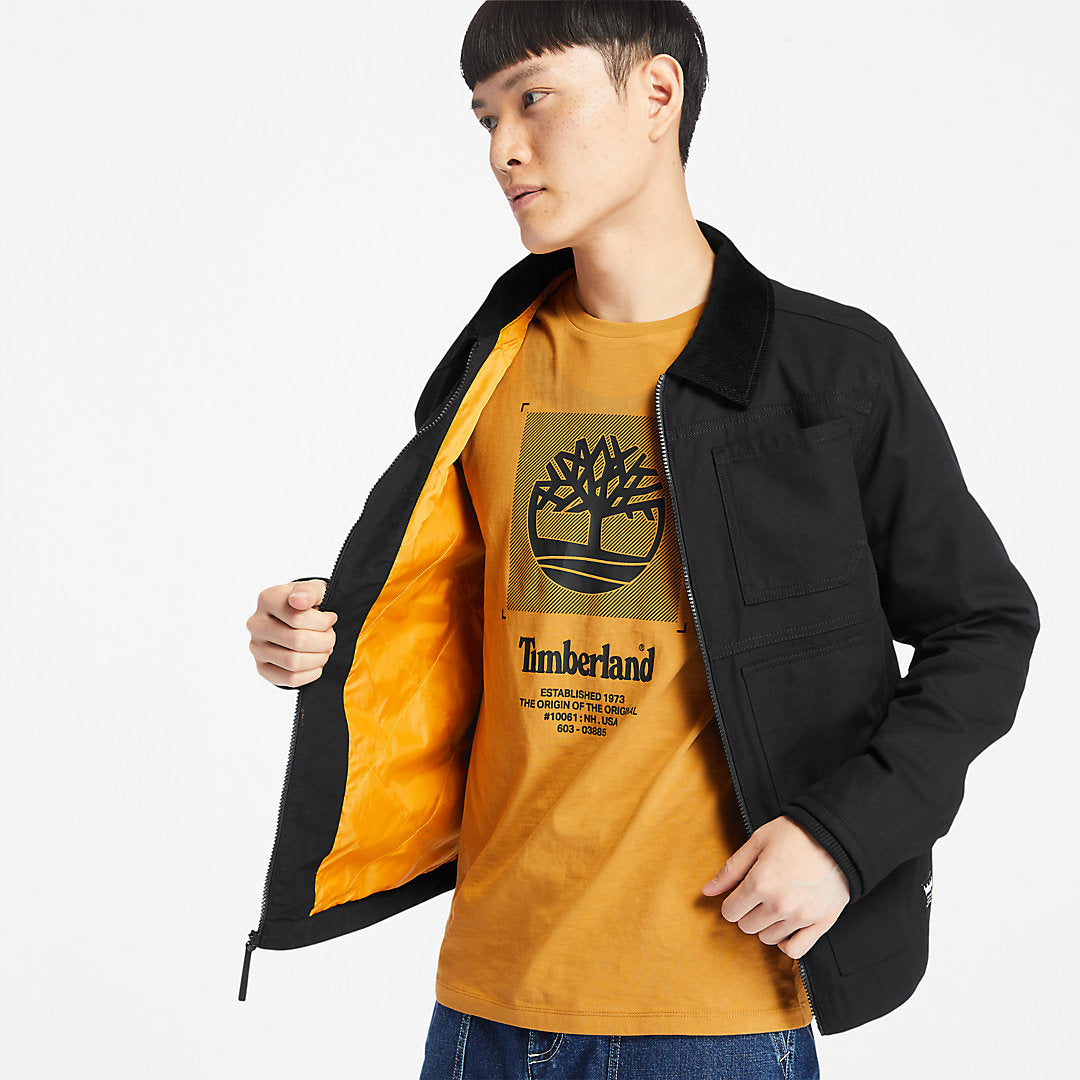 Chore Jacket for Men in Black Timberland Outlet
