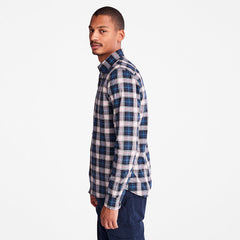 Eastham River Tartan Shirt for Men in Light Grey Timberland Discount