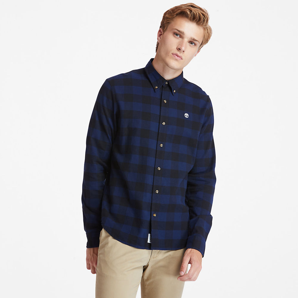 Mascoma River Check Shirt for Men in Navy Timberland On Sale