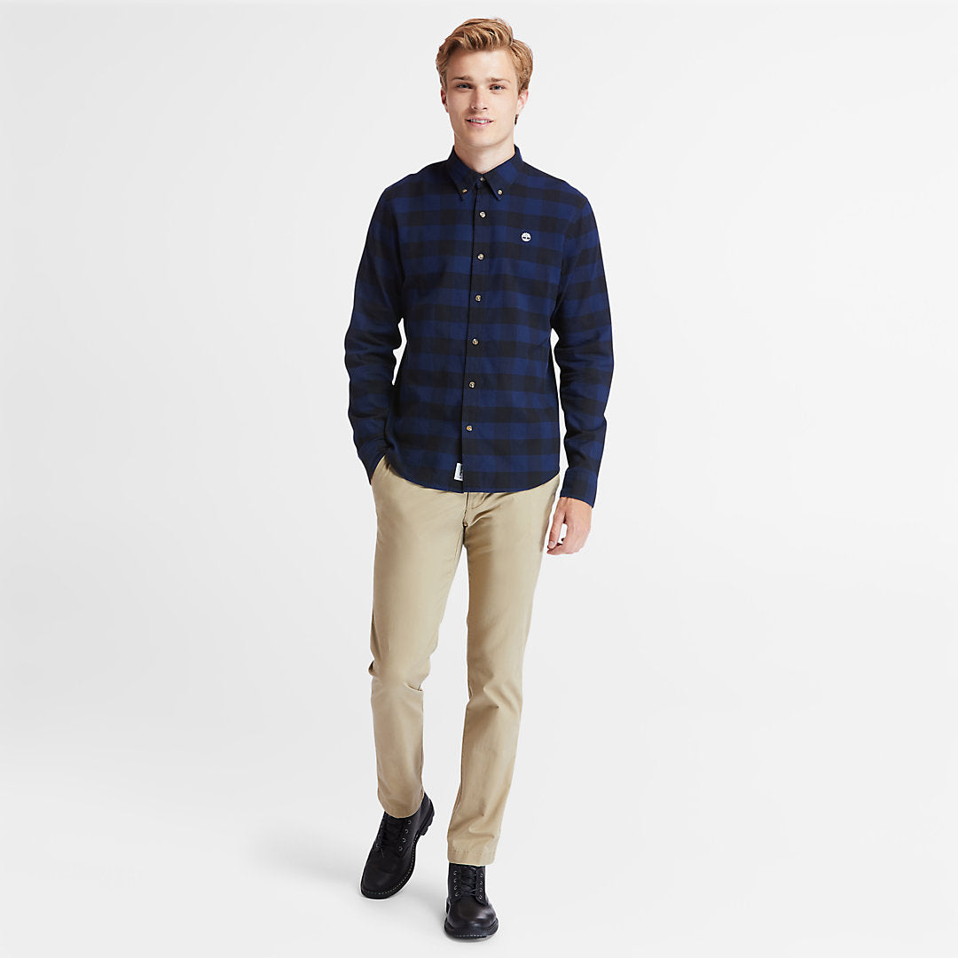 Mascoma River Check Shirt for Men in Navy Timberland On Sale