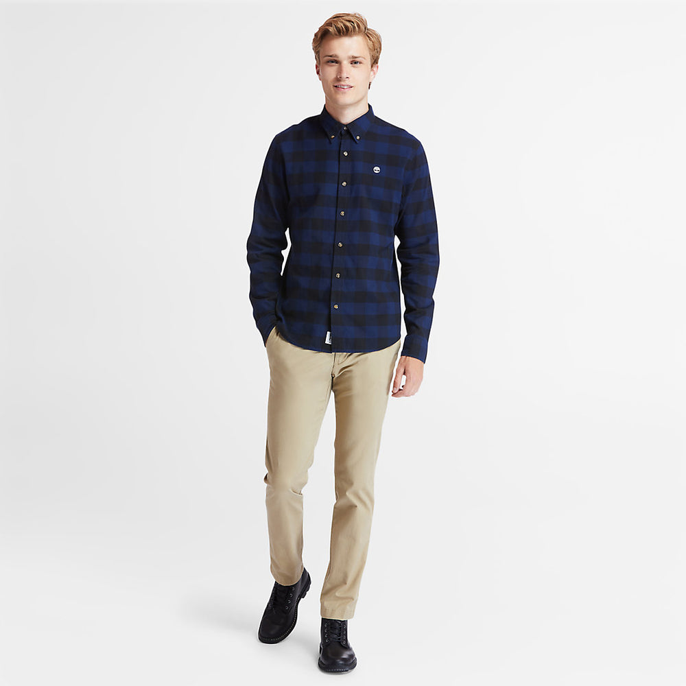 Mascoma River Check Shirt for Men in Navy Timberland On Sale