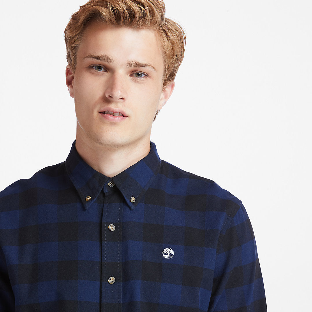 Mascoma River Check Shirt for Men in Navy Timberland On Sale
