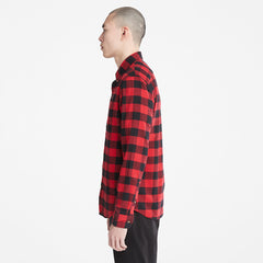 Mascoma River Check Shirt for Men in Red Timberland Sale
