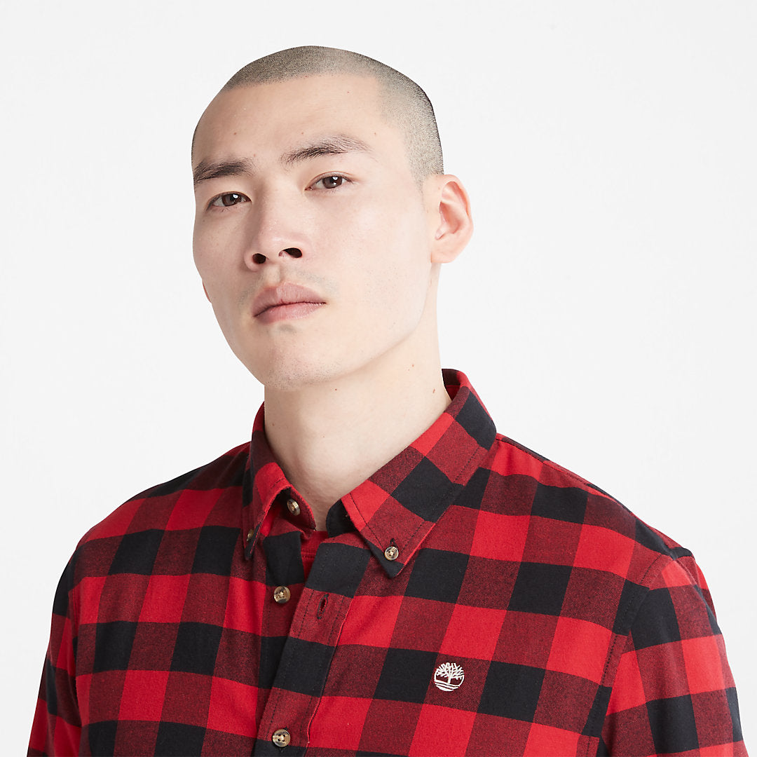 Mascoma River Check Shirt for Men in Red Timberland Sale
