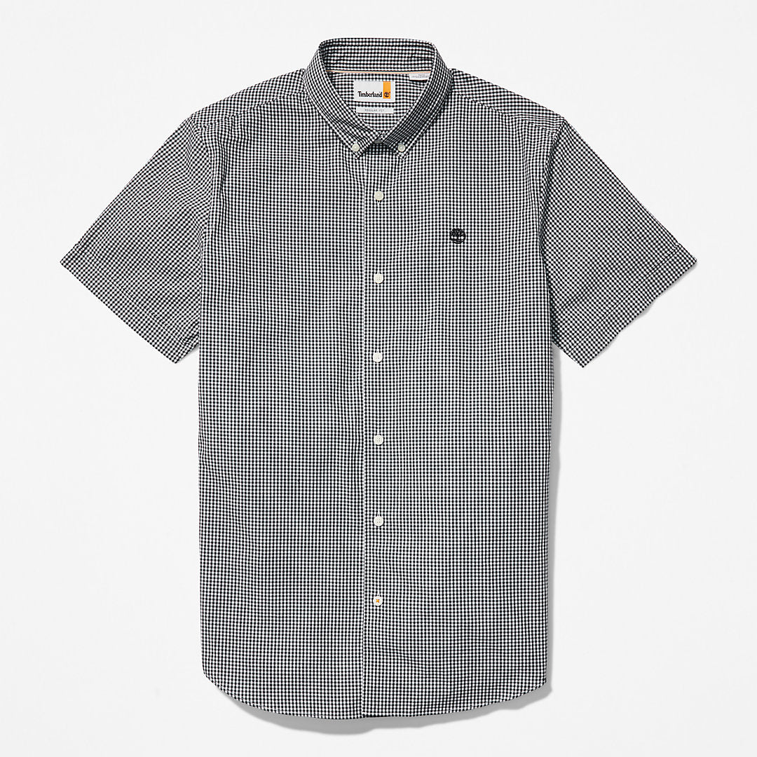 Suncook River Short-Sleeve Poplin Shirt for Men in Navy Timberland On Sale