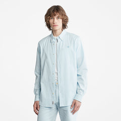 Striped Seersucker Shirt for Men in Blue Timberland Online