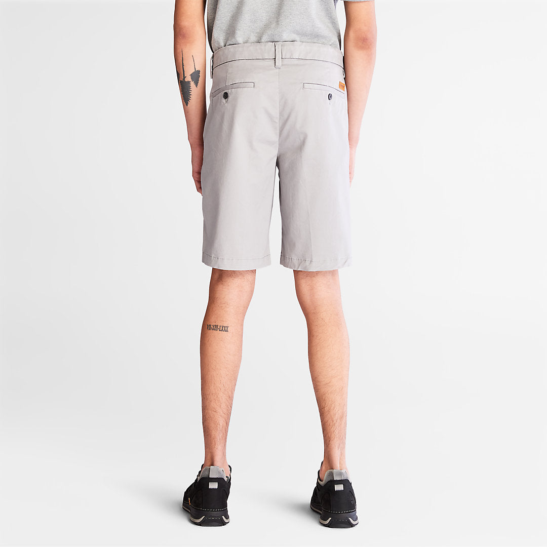 Squam Lake Stretch Chino Shorts for Men in Grey Timberland Sale