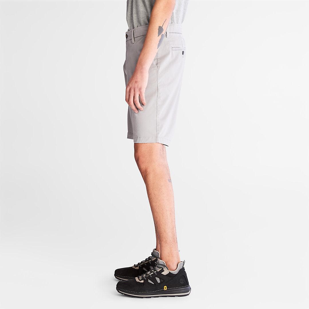 Squam Lake Stretch Chino Shorts for Men in Grey Timberland Sale