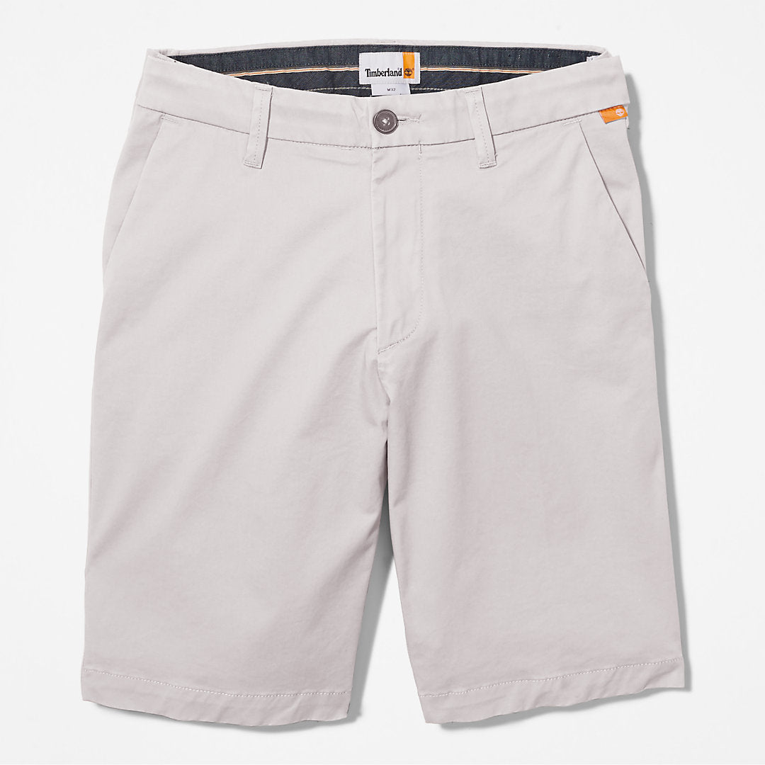 Squam Lake Stretch Chino Shorts for Men in Grey Timberland Sale