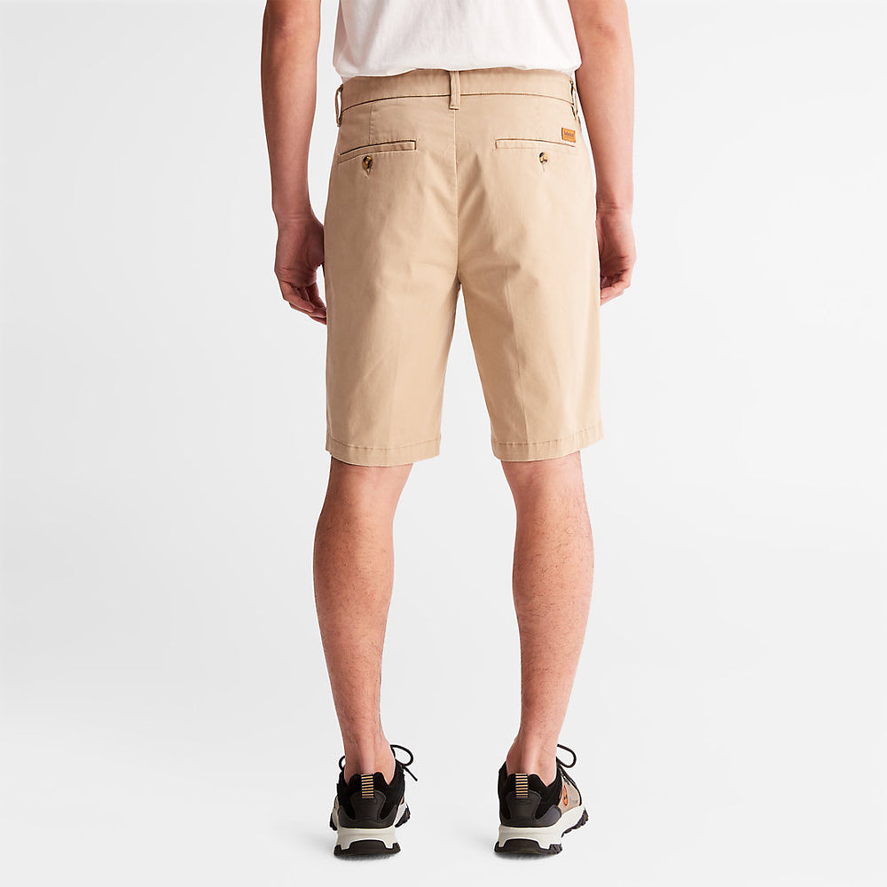 Squam Lake Stretch Chino Shorts for Men in Beige Timberland Sale