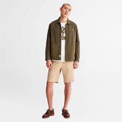Squam Lake Stretch Chino Shorts for Men in Beige Timberland Sale