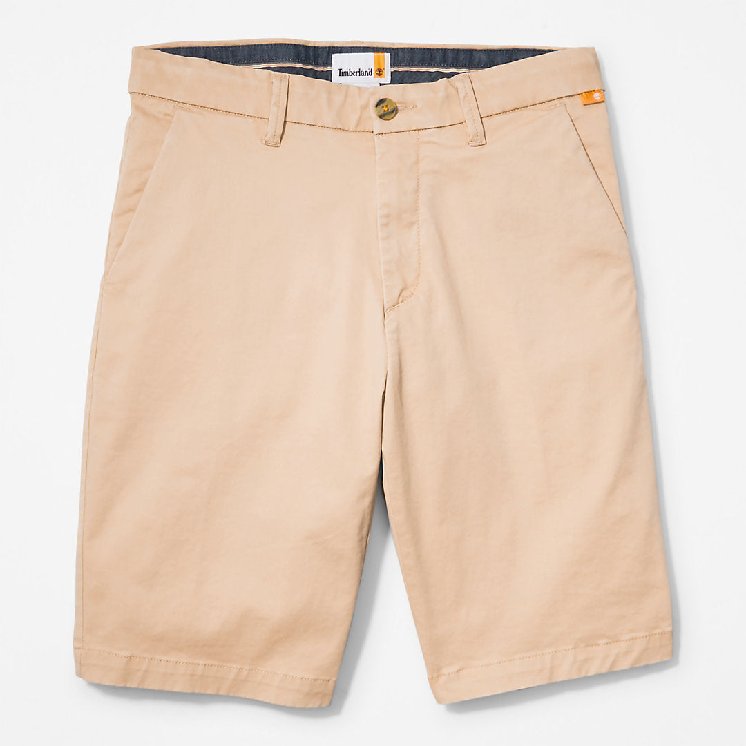 Squam Lake Stretch Chino Shorts for Men in Beige Timberland Sale