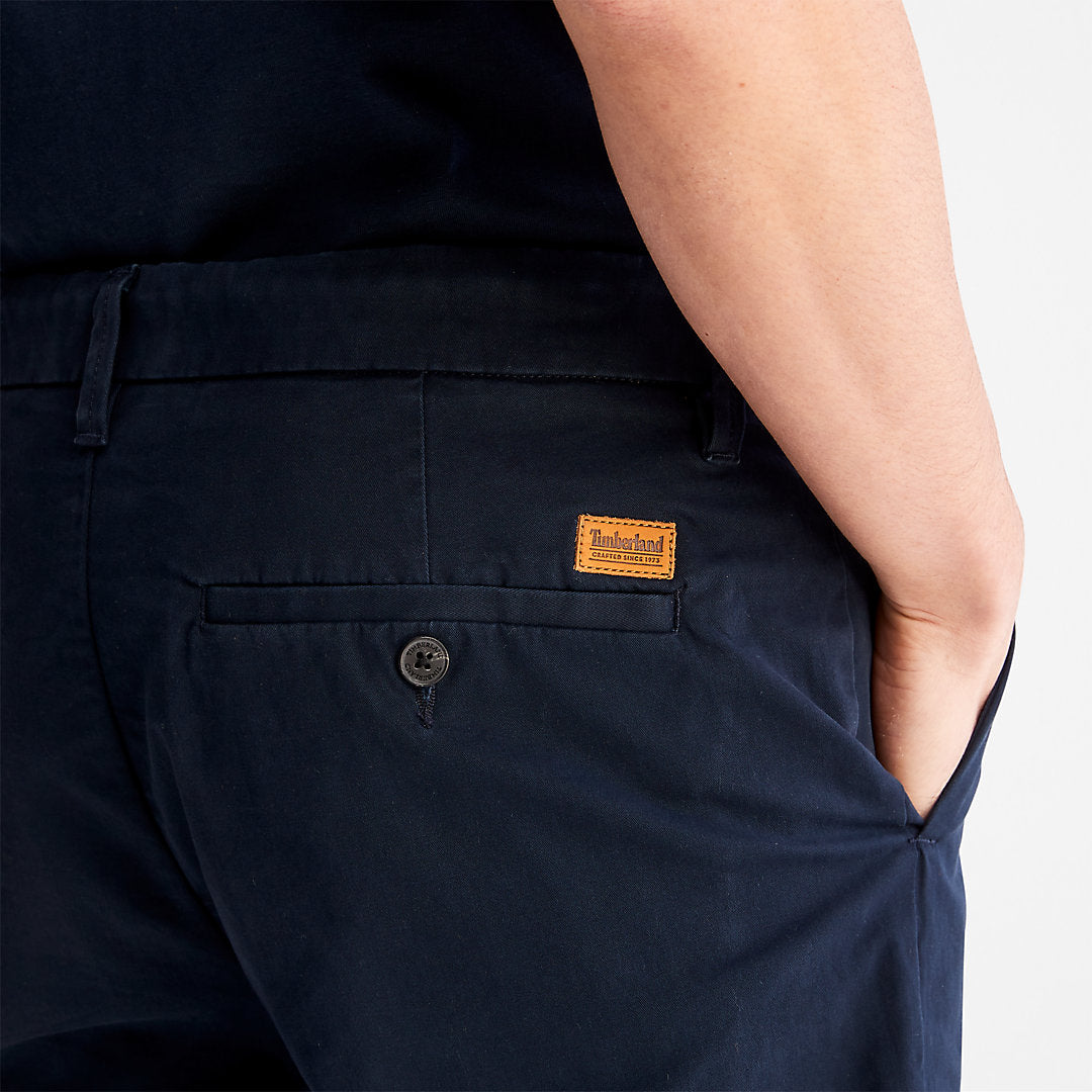 Squam Lake Stretch Chino Shorts for Men in Navy Timberland Outlet