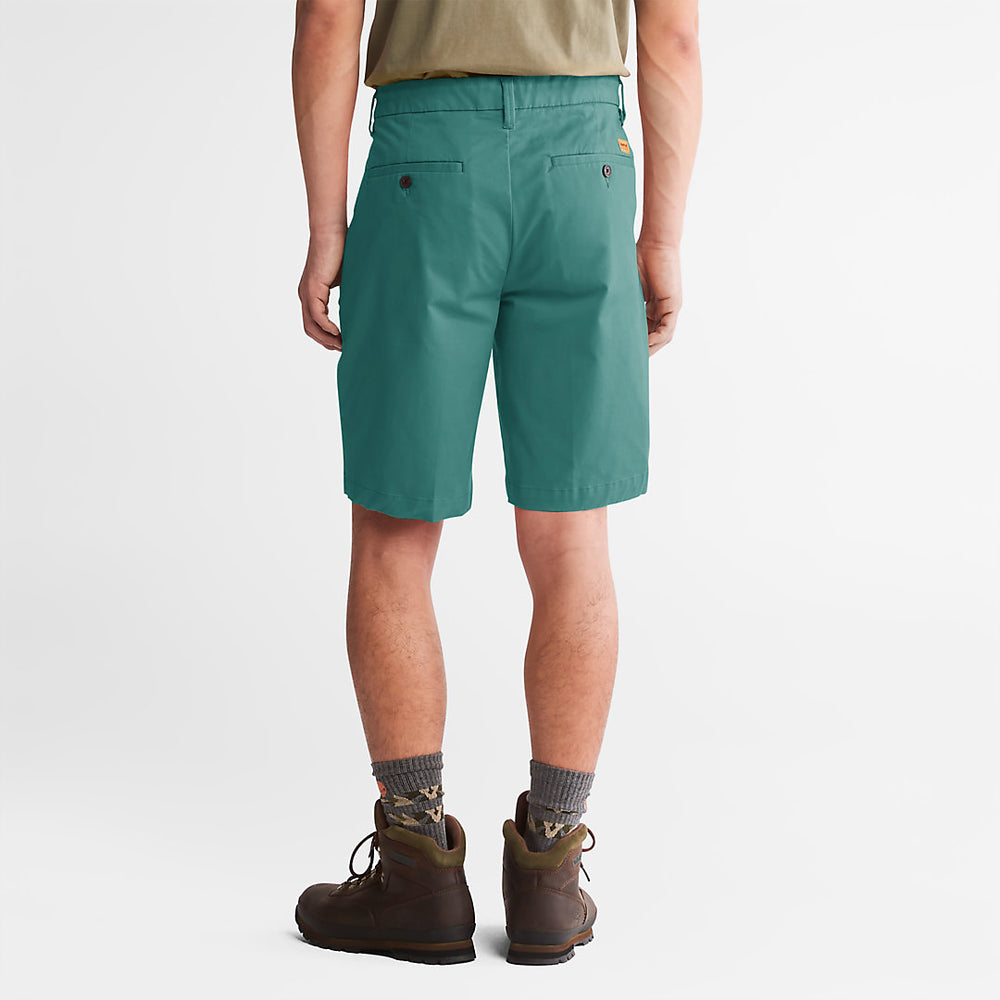 Squam Lake Stretch Chino Shorts for Men in Green Timberland Discount