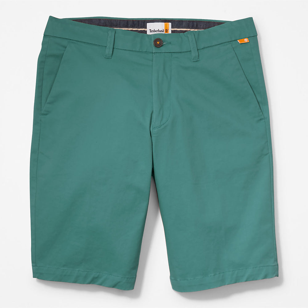Squam Lake Stretch Chino Shorts for Men in Green Timberland Discount