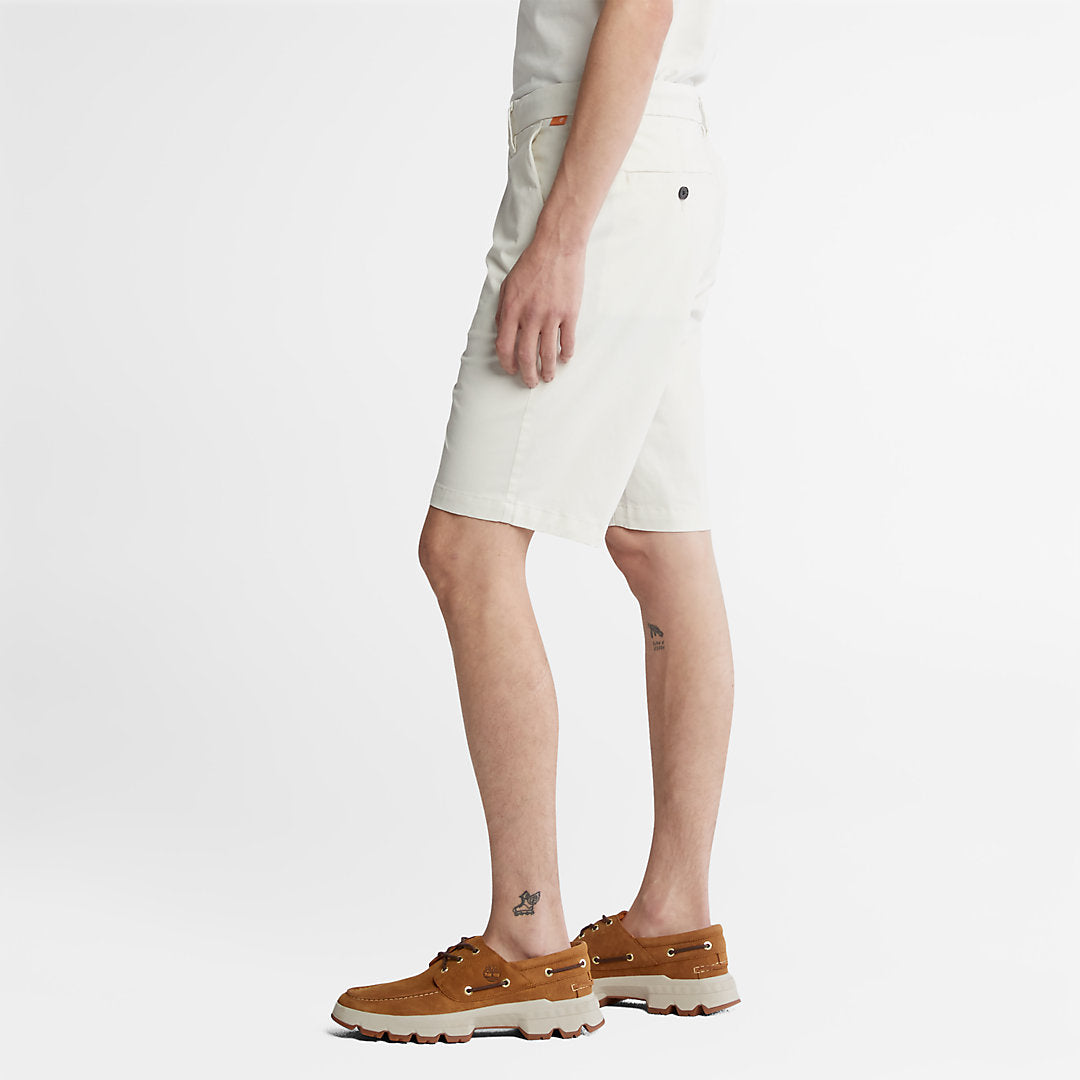 Squam Lake Stretch Chino Shorts for Men in White Timberland For Sale