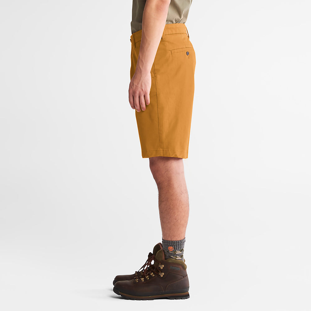 Squam Lake Stretch Chino Shorts for Men in Dark Yellow Timberland Online