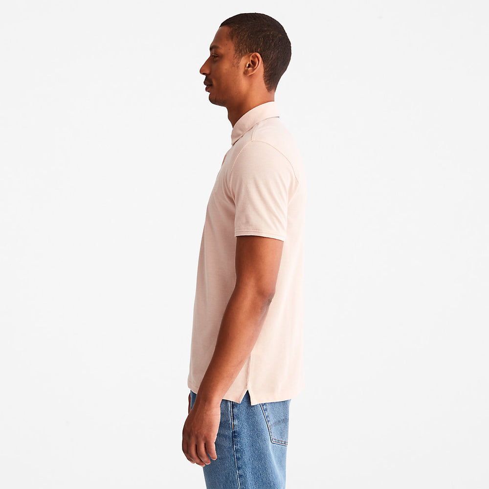 Baboosic Brook Oxford Polo for Men in Light Pink Timberland Outlet
