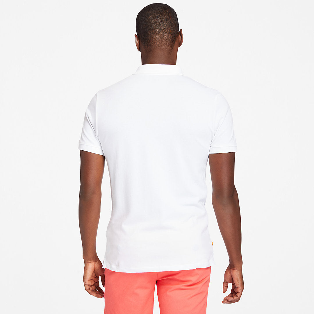 Merrymeeting River Polo Shirt for Men in White Timberland Discount