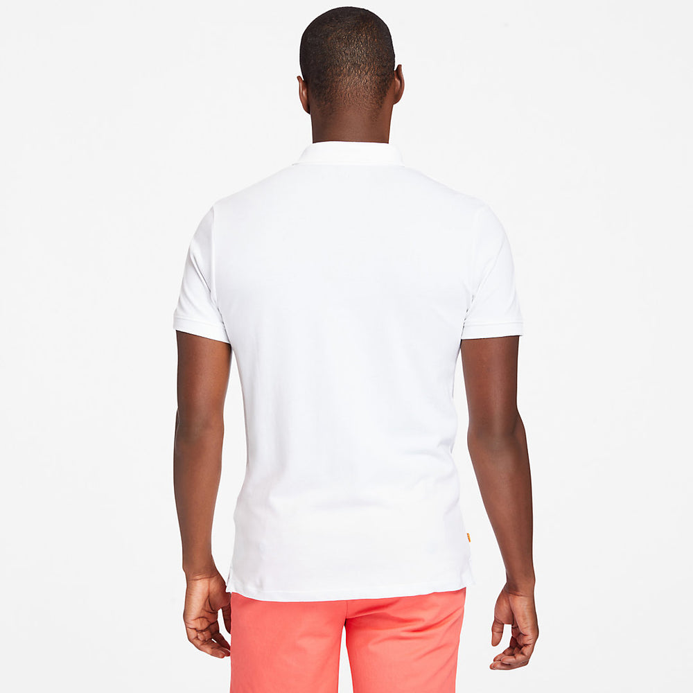 Merrymeeting River Polo Shirt for Men in White Timberland Discount